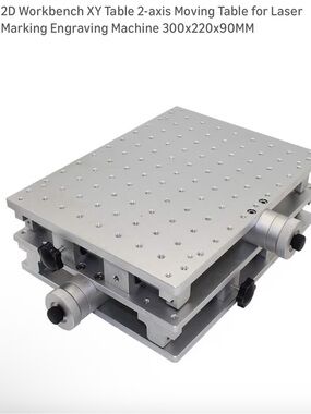 2D XY Workbench Moving Table - Silver Precision Stage